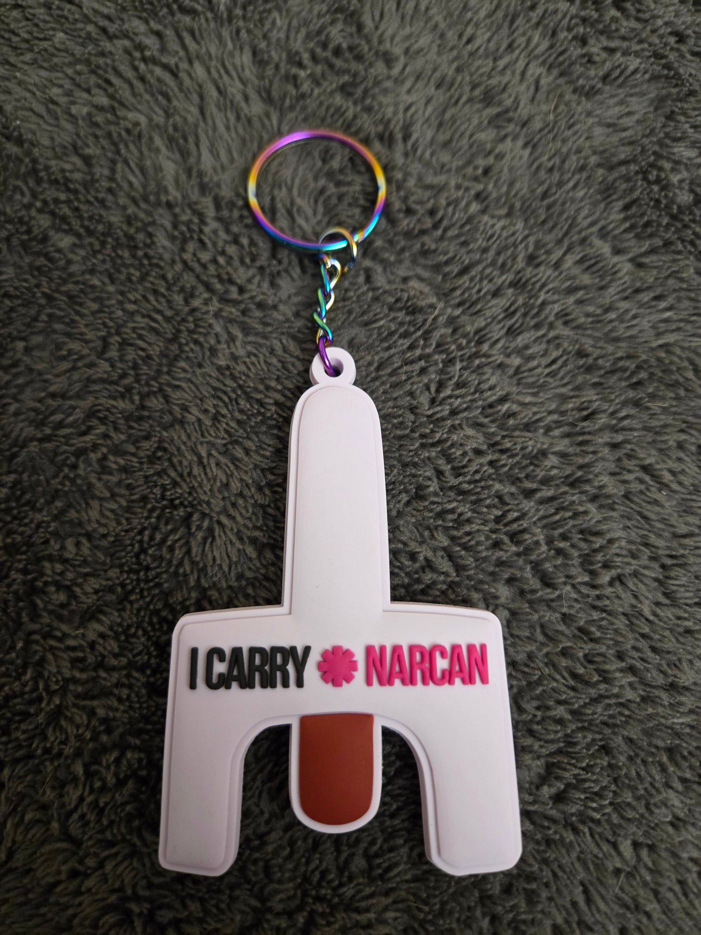 Narcan PVC Keychain