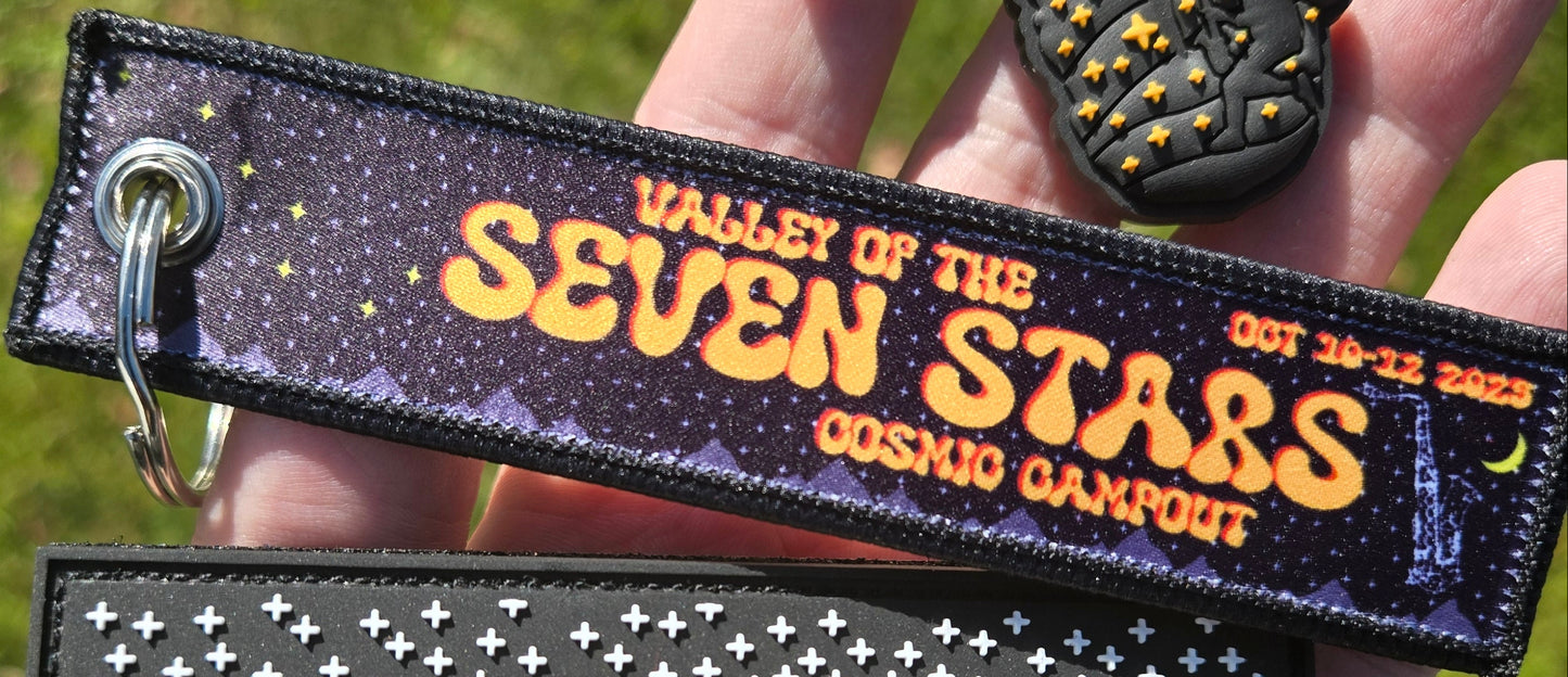 MISPRINT/DAMAGED/DEFECTIVE 7Stars Flight Tag Keychain