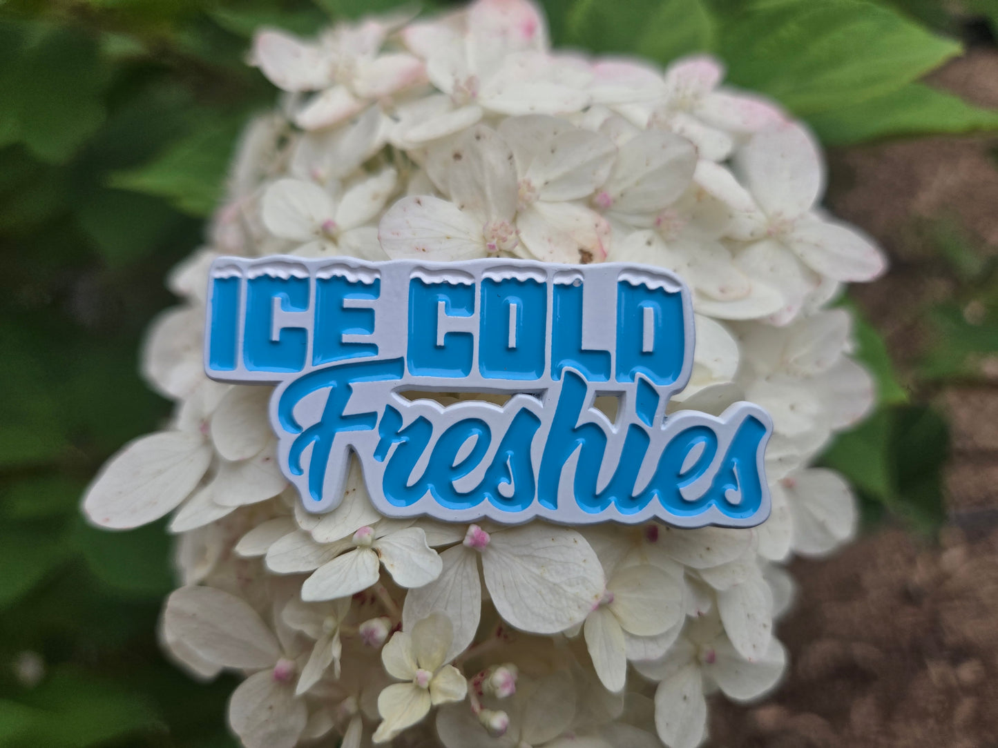 Ice Cold Freshies Logo Pin - Blizzard
