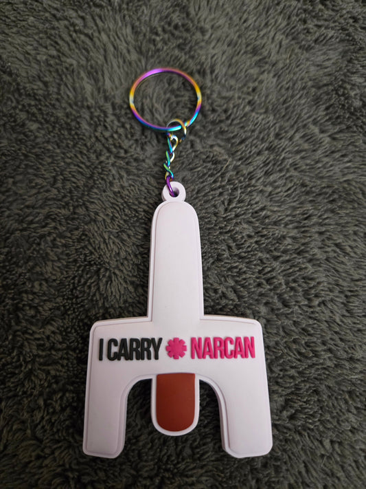 Narcan PVC Keychain