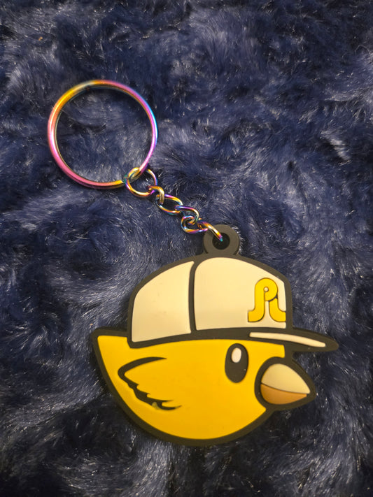 Yellow Bird #5 PVC Keychain