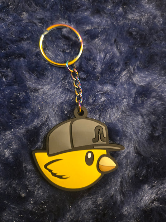 Yellow Bird #2 PVC Keychain
