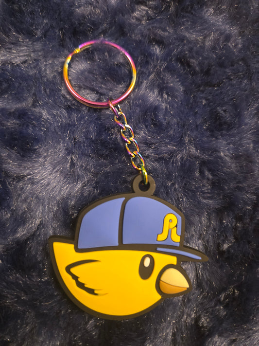 Yellow Bird #1 PVC Keychain