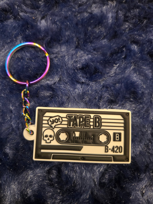 Mini Tape PVC Keychain
