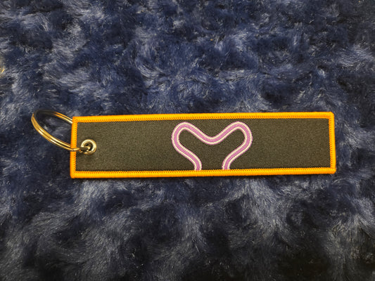 mr. wobbbble Flight Tag Keychain