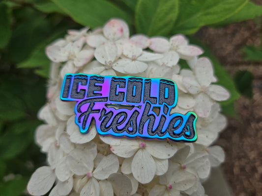 Ice Cold Freshies Logo Pin - Galaxy