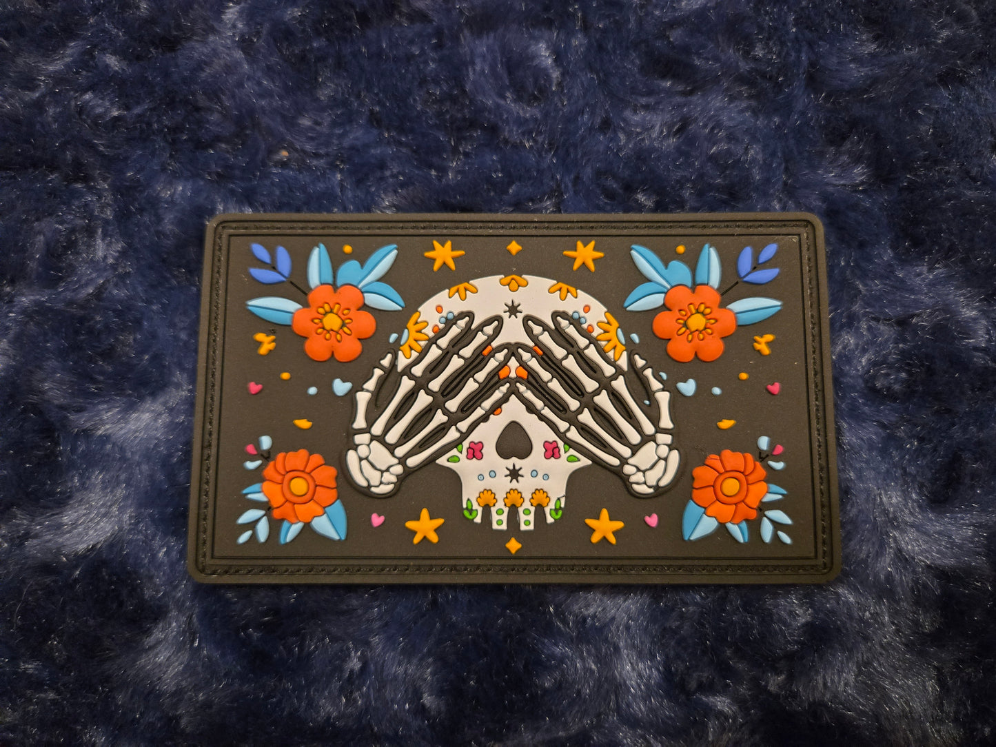 Peeka de los Muertos PVC Patch