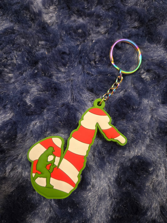 S L S L Charity Drop PVC Keychain