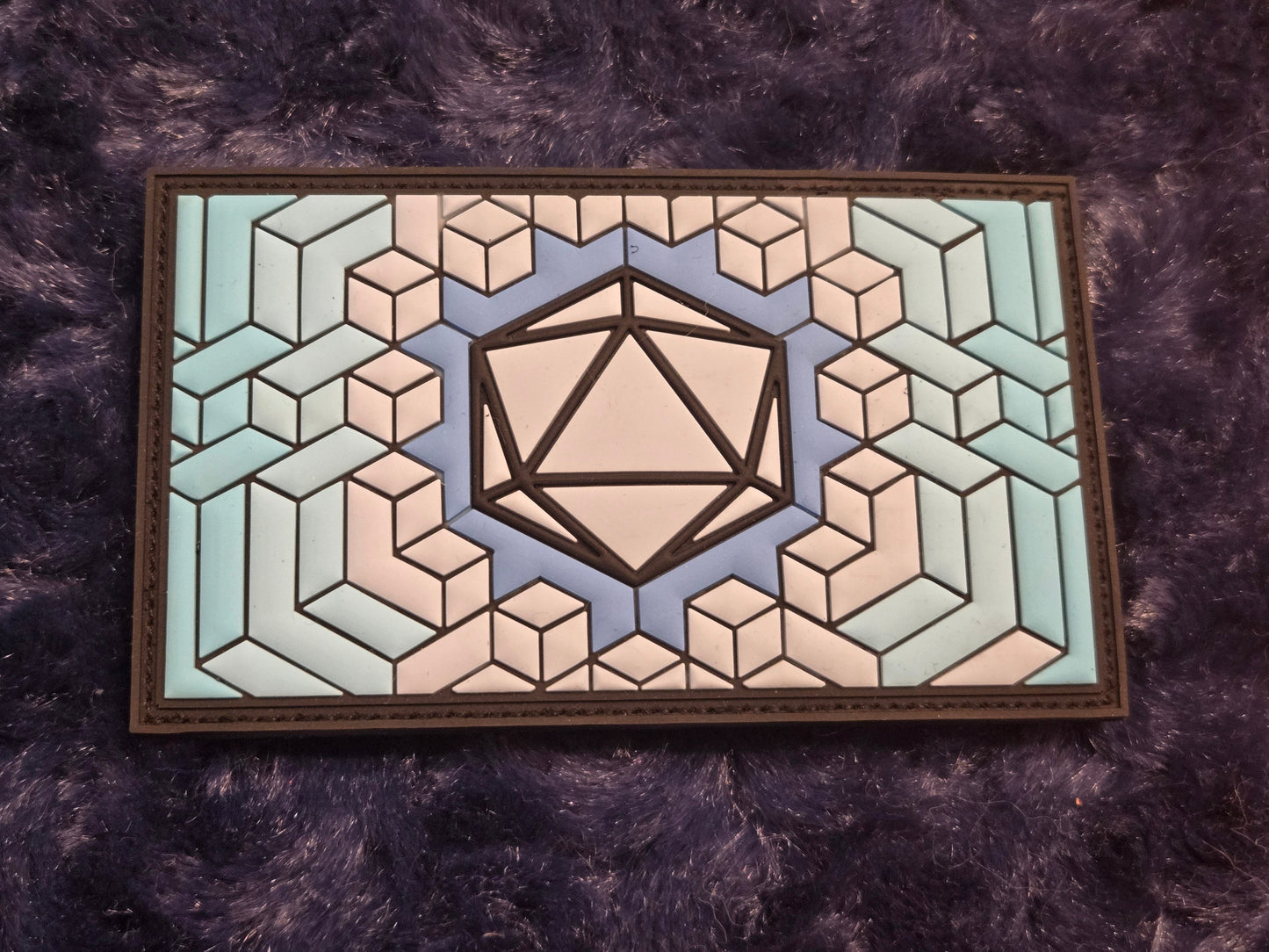 ROYGBIV icosahedron (Ice Cold) PVC Patch