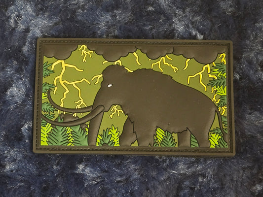 Wooly Mammoth PVC Patch