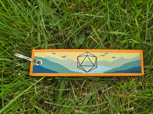 Summer's Gone Flight Tag Keychain