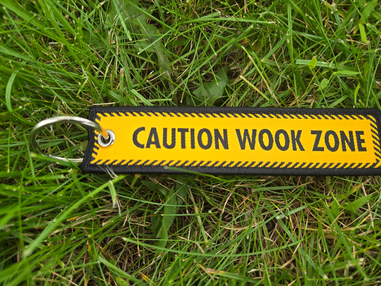 Wook Zone Flight Tag Keychain
