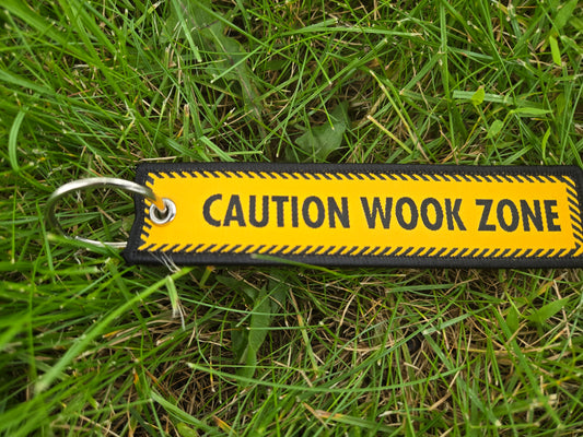 Wook Zone Flight Tag Keychain