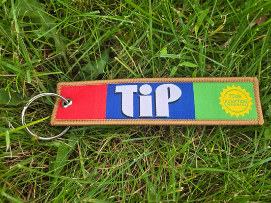 Tip Jar Flight Tag Keychain