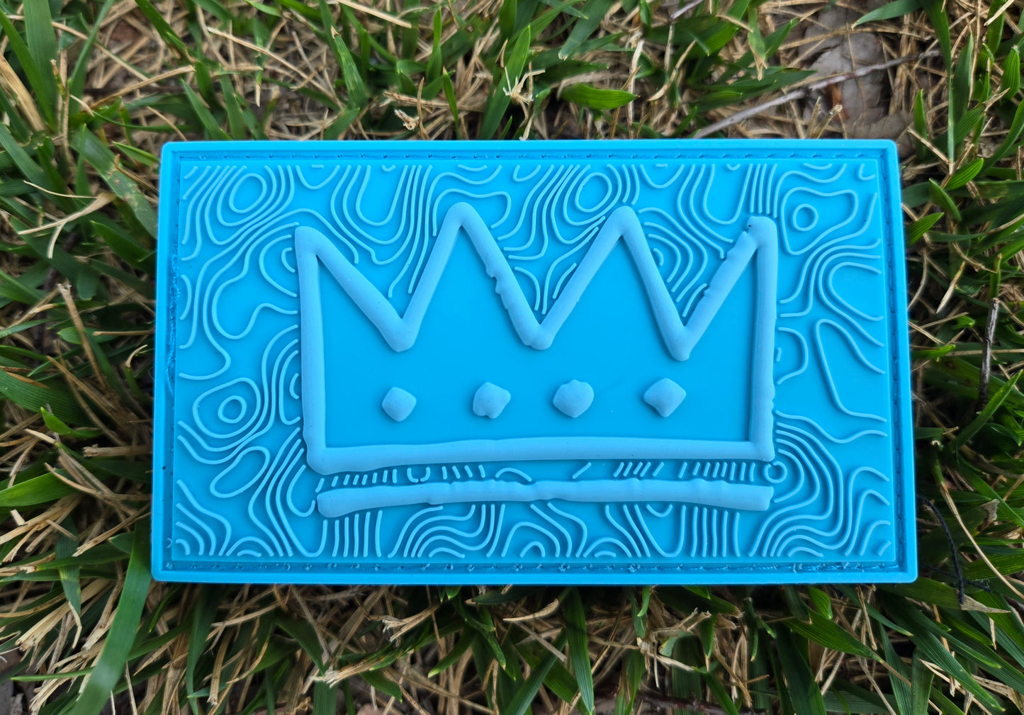CTF Charity Patch - Topographic Crown - Ice Cold
